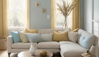 Balanced Sophistication with a Grey and Yellow Color Scheme