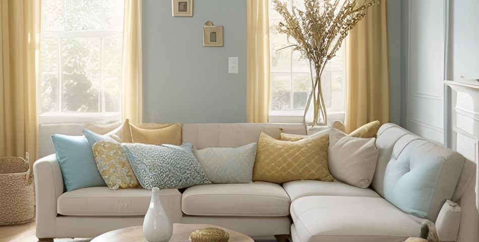 Balanced Sophistication with a Grey and Yellow Color Scheme