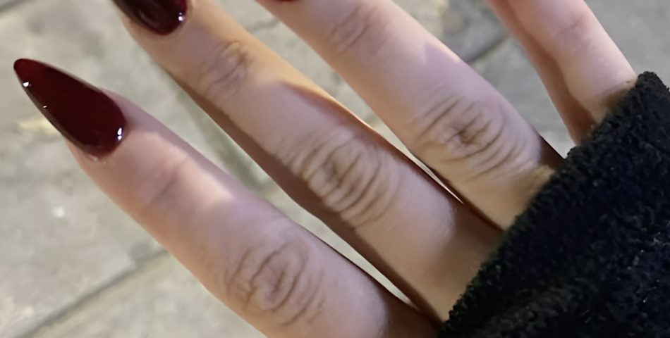 Blood Red Tips with a High Shine Finish