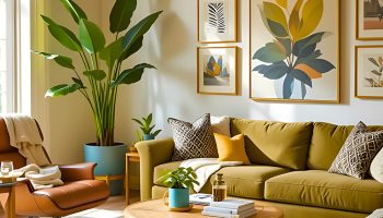 Bohemian Comfort with Mustard and Marigold Layers