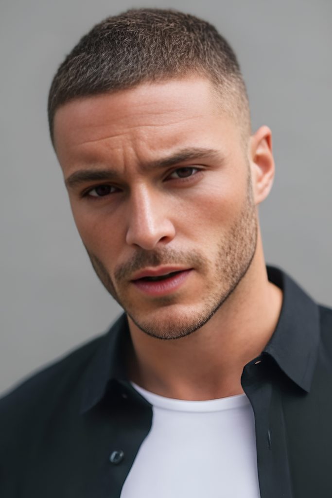 Buzz Cut That Tames the Look of Thinning