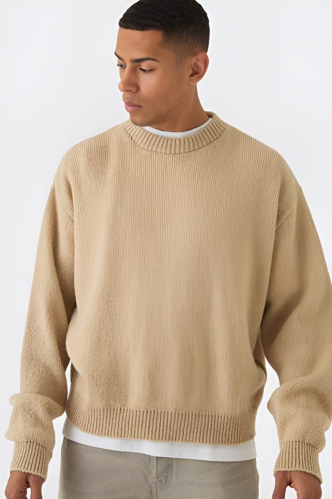 Chunky Knit Sweater for Relaxed Comfort