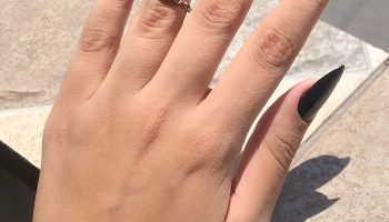 Coffin Nails with Gothic Cross Charms