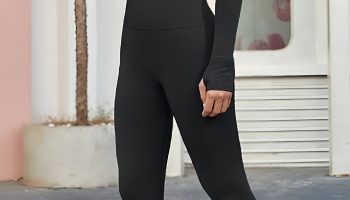 Compression Leggings with Longline Sports Bras