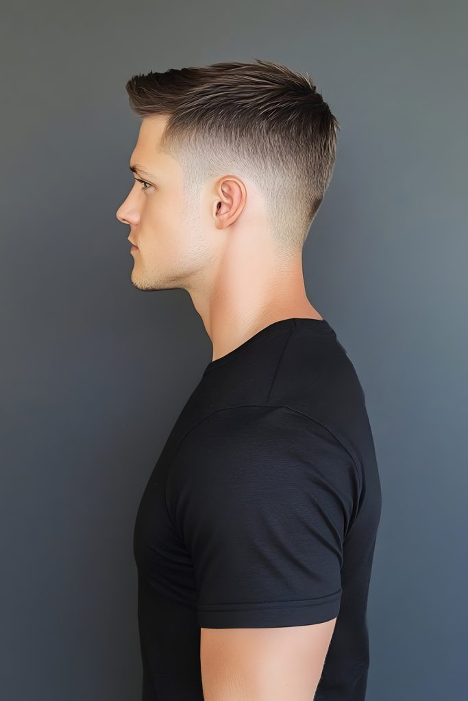 Crew Cut with Subtle Texture