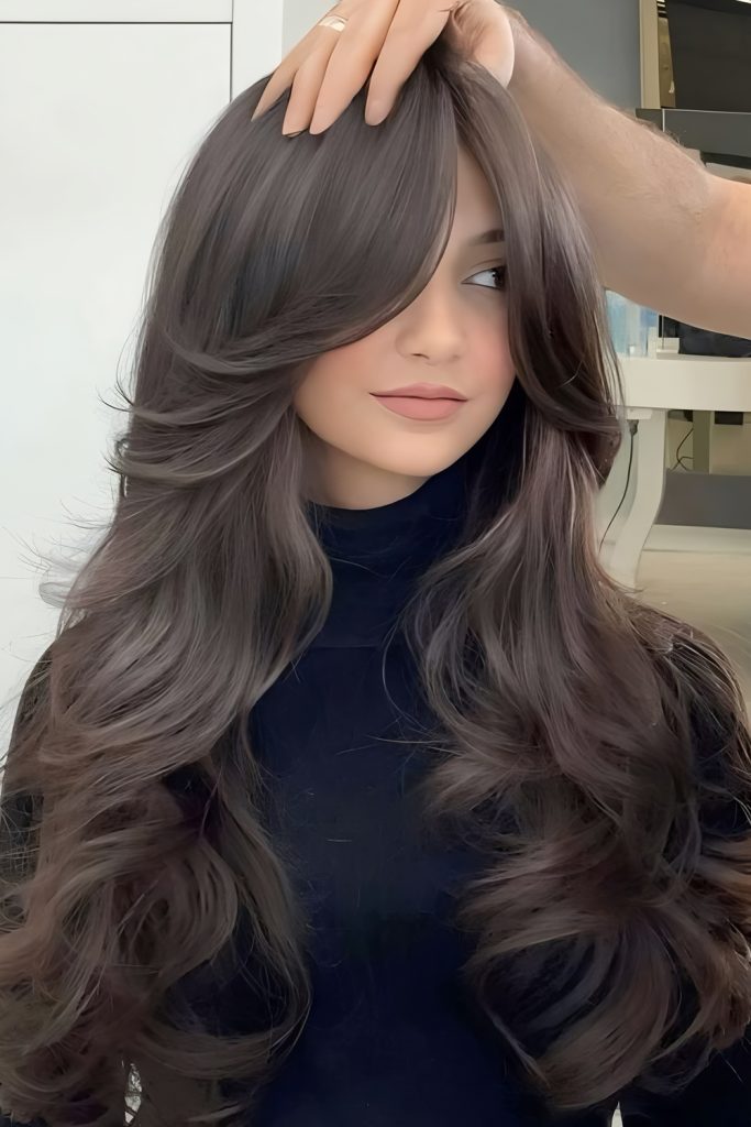 Cutting the Wolf Cut Long Texture, Volume, and Edge