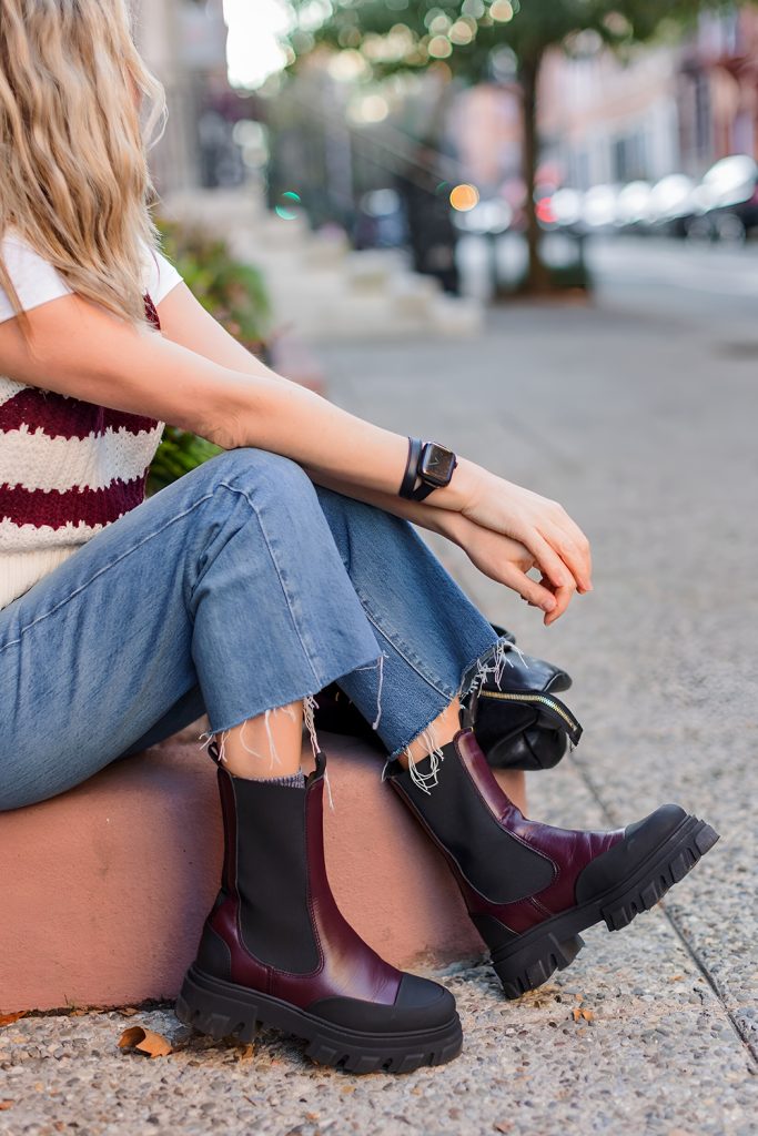 Dark Denim and Chunky Boots for Daily October