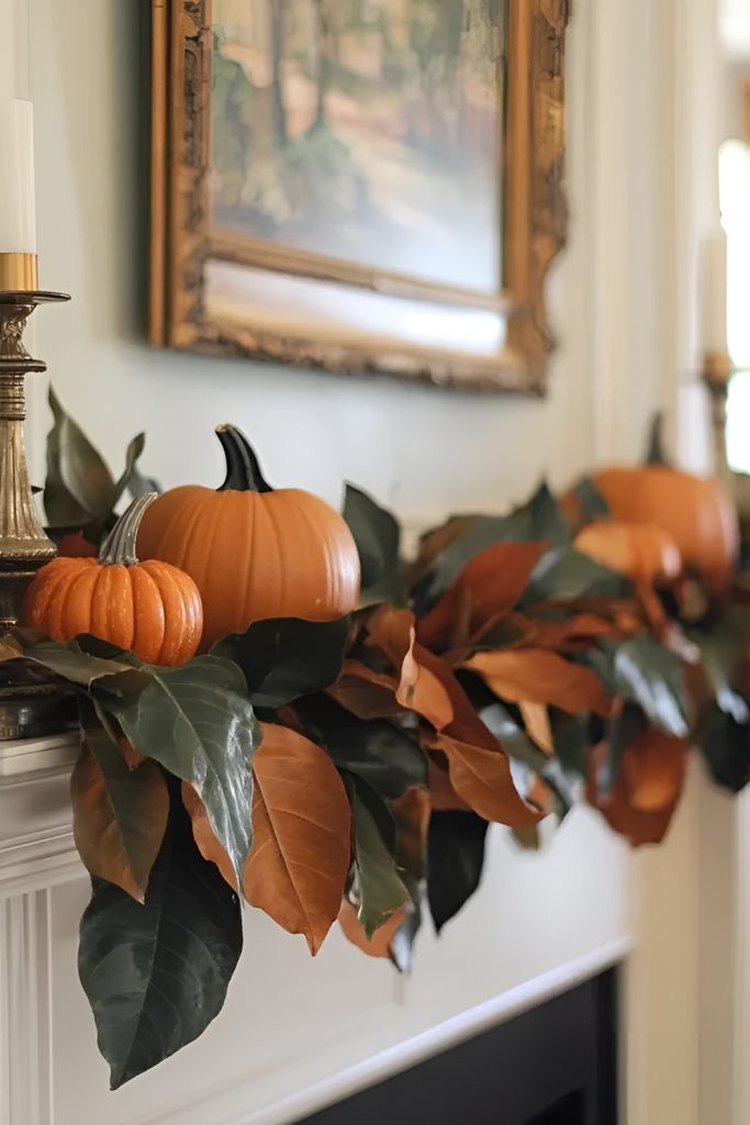 Dress Your Mantel with Fall Inspired Layers