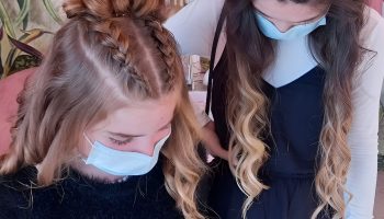 Fun and Easy Half Up Braided Bun