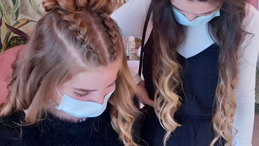 Fun and Easy Half Up Braided Bun