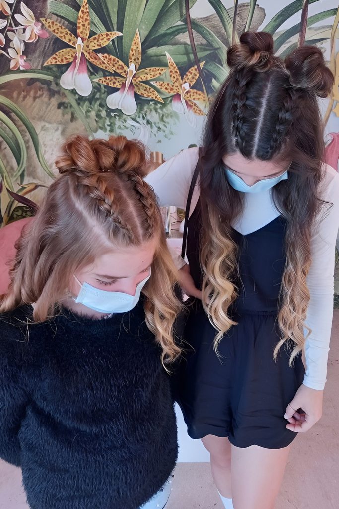Fun and Easy Half Up Braided Bun