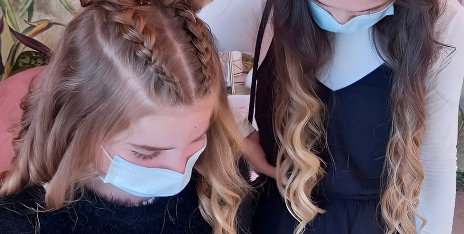 Fun and Easy Half Up Braided Bun
