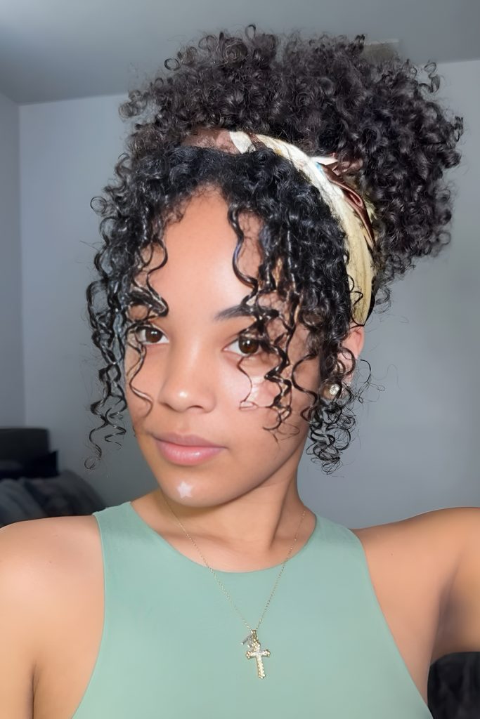 Fun and Functional Pineapple Updo