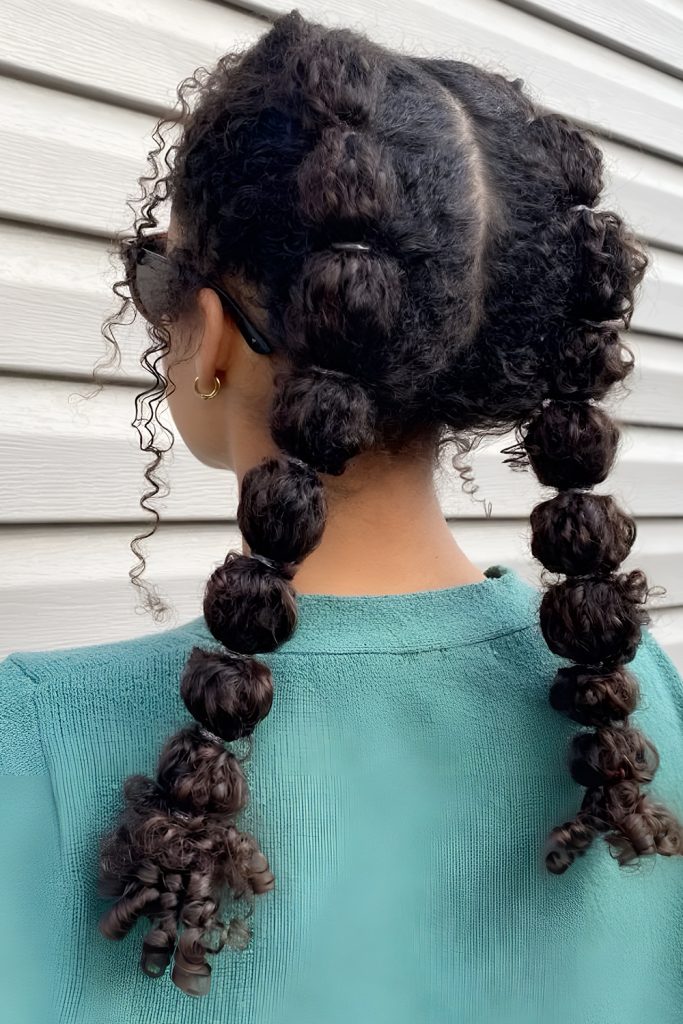 Fun and Trendy  Bubble Braids