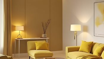 Glamorous Gold Infused Yellow with Luxe Finishes