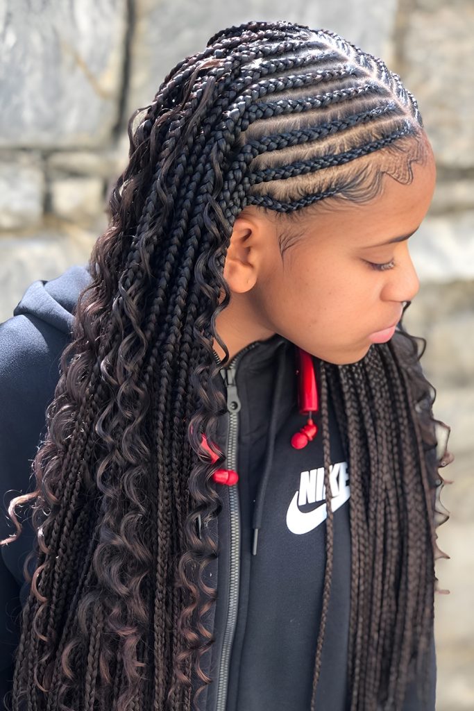 Glamorous and Statement Making Goddess Braids