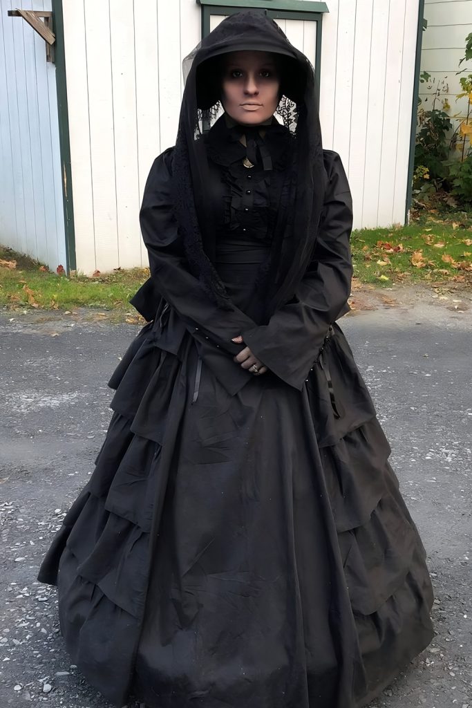 Haunted Victorian Ladies with a Ghostly Elegance