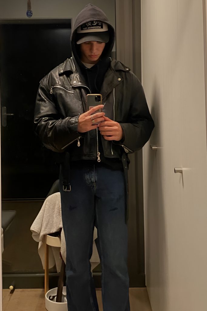 Hoodies & Leather The Ultimate Edgy Pairing