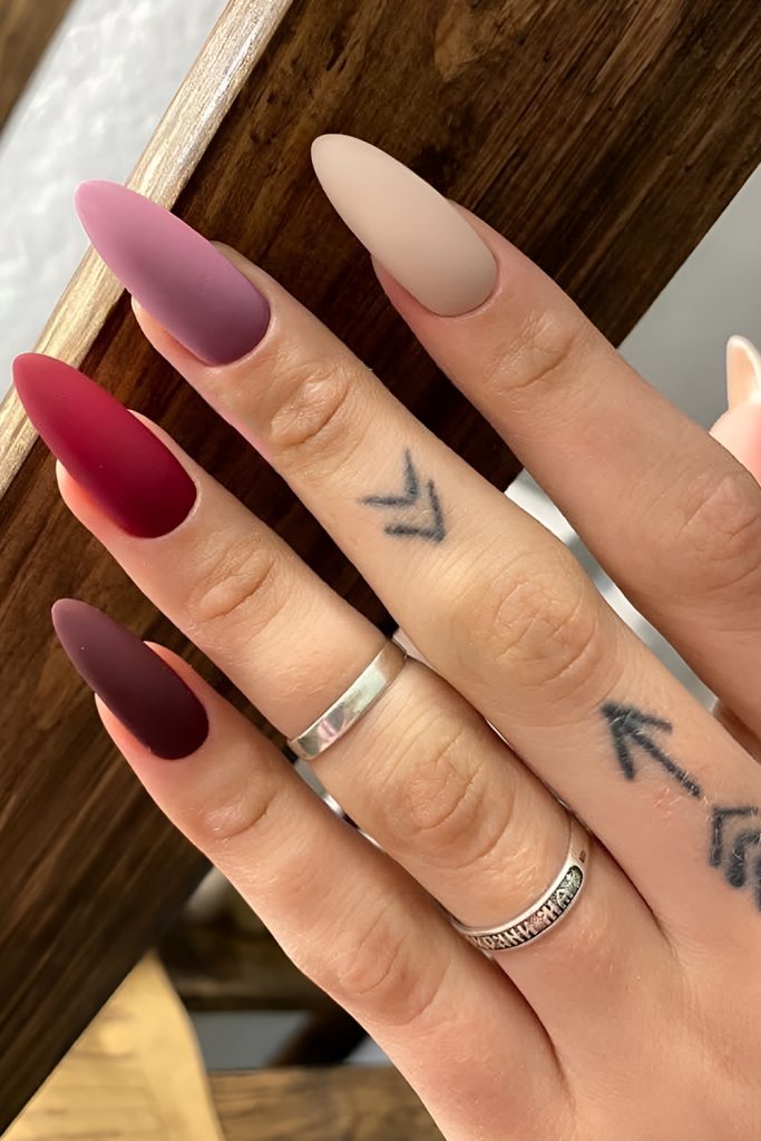 Matte Frame Nail Art