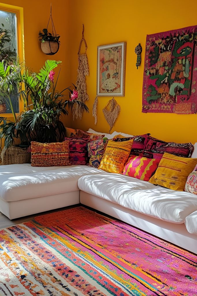 Maximalist Magic with Layered Yellows and Bold Patterns