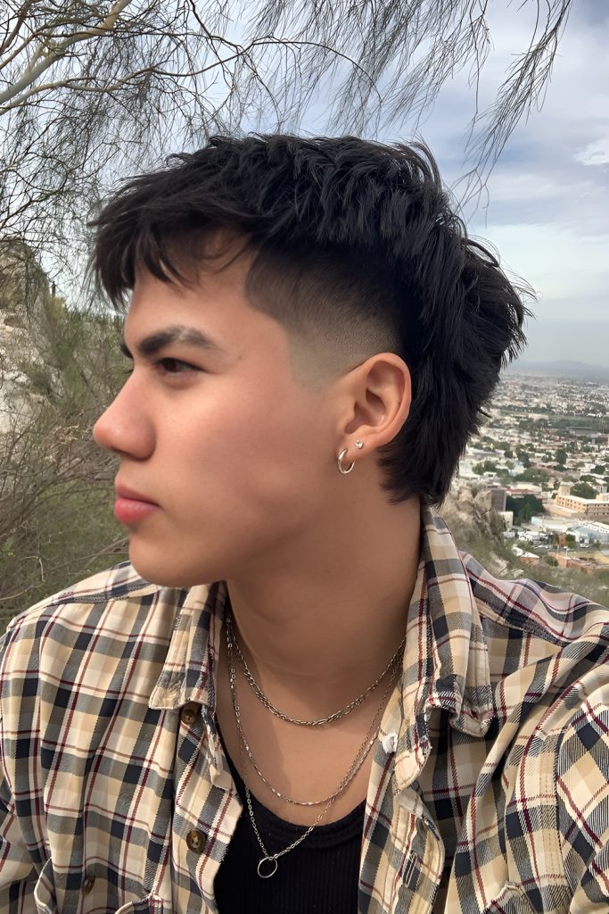Mini Mohawk That Complements Slim Hair