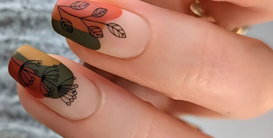 Nature Inspired Nails Leaves, Branches & Moody Florals