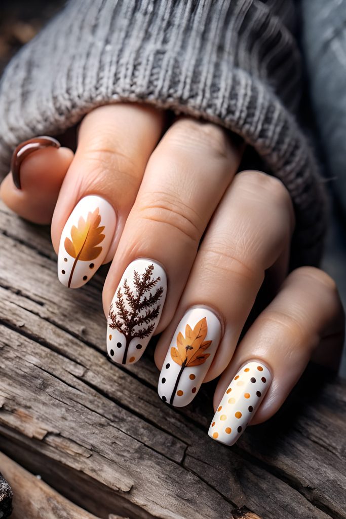 Nature Walk Nails Stones, Woodgrain & Textures