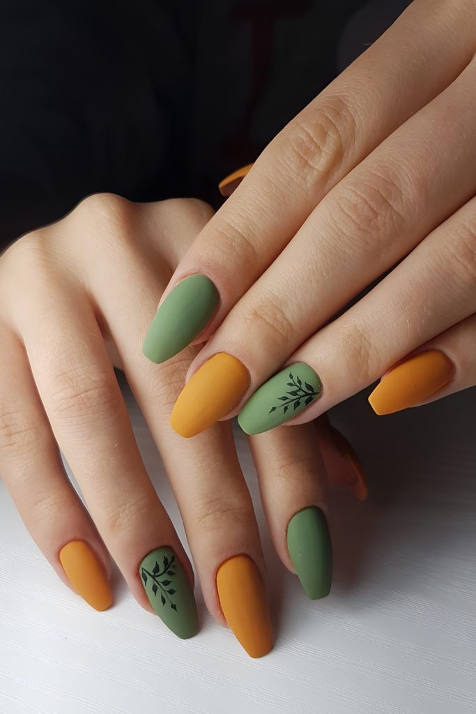 Olive Greens & Mustard Yellows Unlikely Fall Pairs