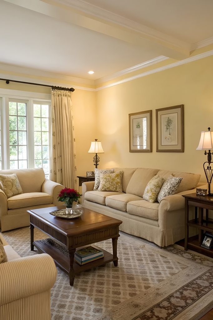Scandinavian Simplicity Perfected with Pale Yellow Accents