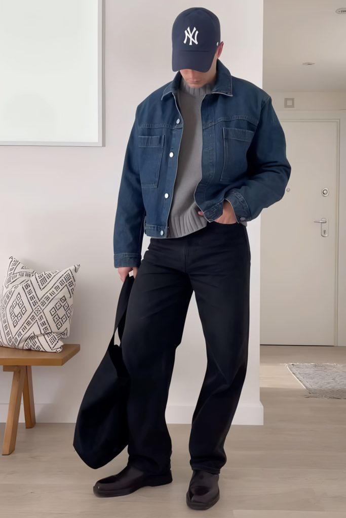 Simple Layers With High End Sneakers