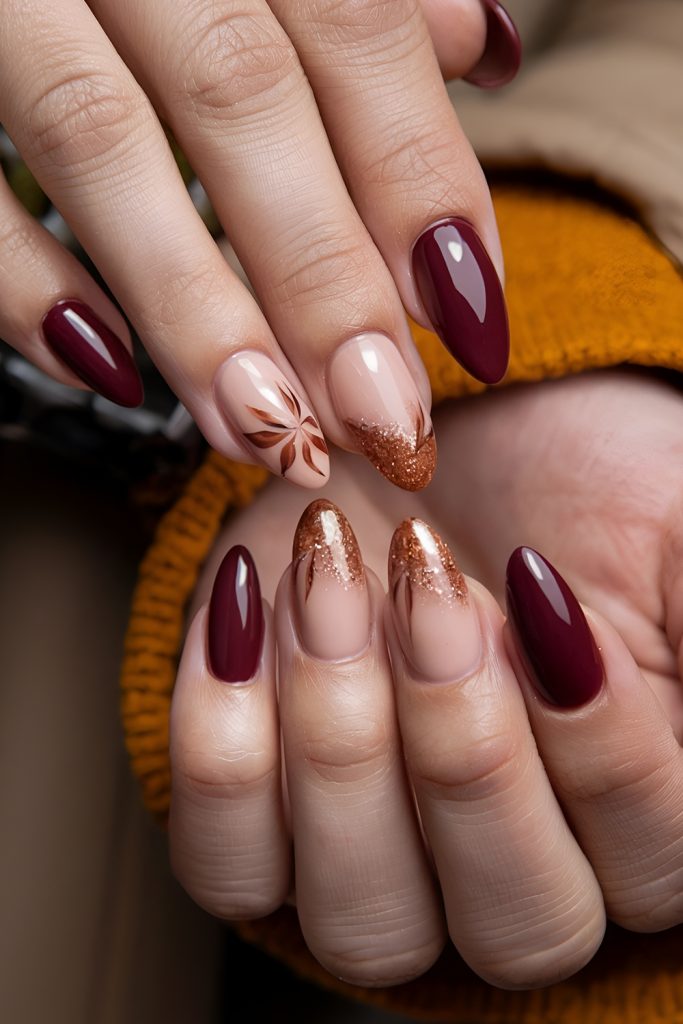 Soft Glitter for a Soft Autumn Glow