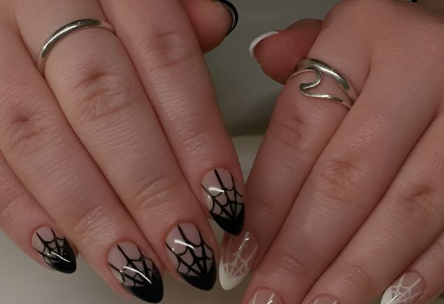 Spider Web Accents for a Subtle Creepy Cute Vibe