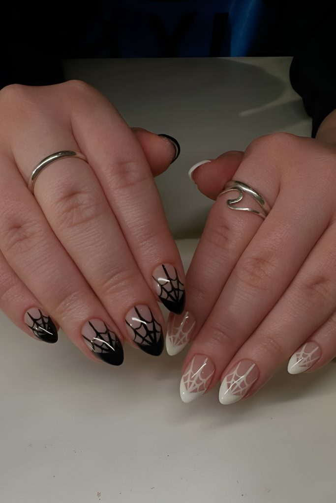 Spider Web Accents for a Subtle Creepy Cute Vibe