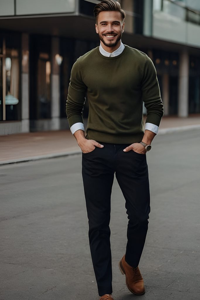 The Classic Business Casual Look Polished Yet Relaxed