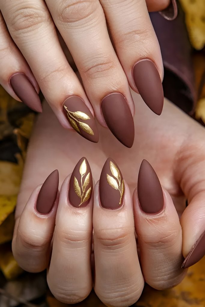 Velvet Nails for Luxe Autumn Texture