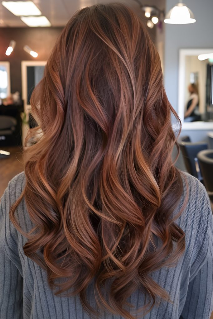 Ways to Keep Your Bronde to Auburn Balayage Looking Fresh All Season Long