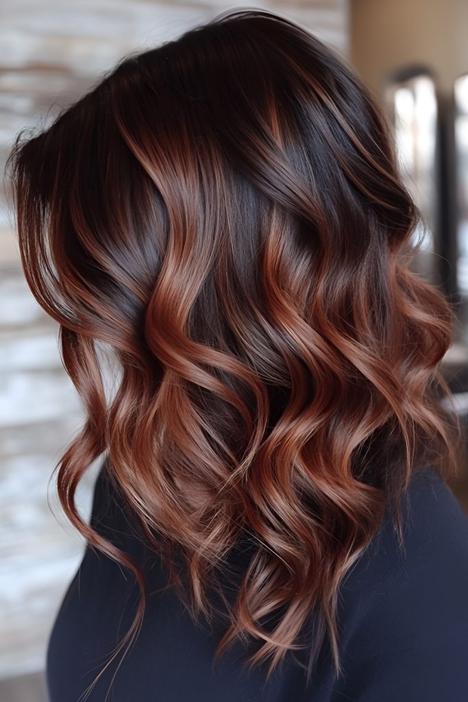 Welcome the Warmth of Chestnut Balayage