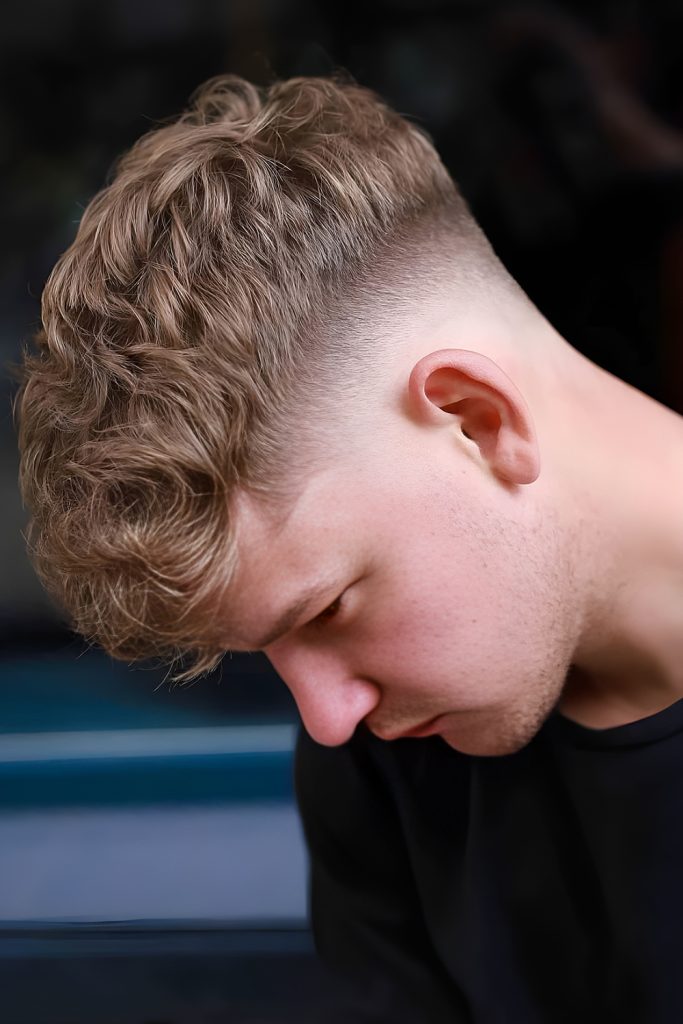A High Fade That Highlights Your Facial Features