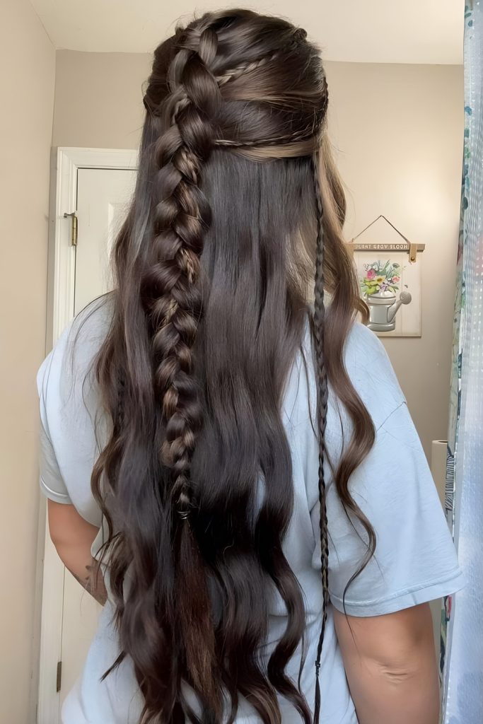 A Loose and Boho Inspired Fishtail Braid