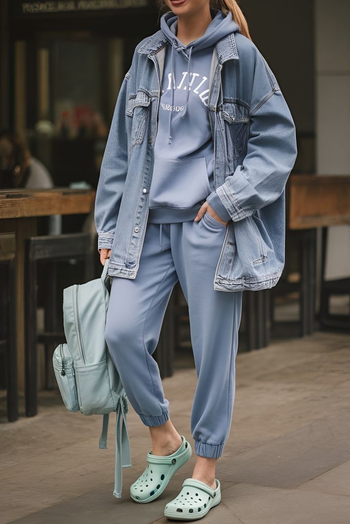 Athleisure Lift with Sport Jackets and Loose Denim