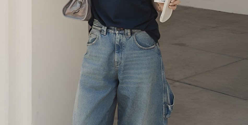Casual Cool with Baggy Jeans and Polo Shirts