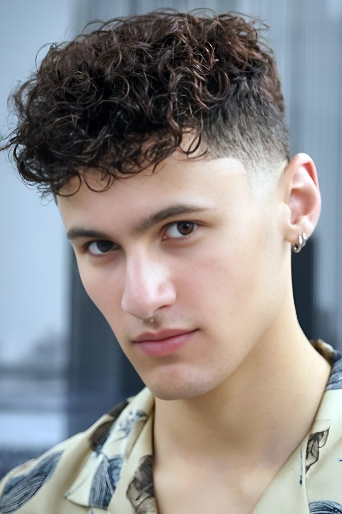 Curly Hair Crop with Defined Edges