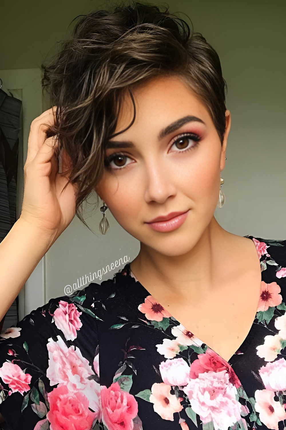 Curtain Bangs on a Pixie Cut for a Bold Update