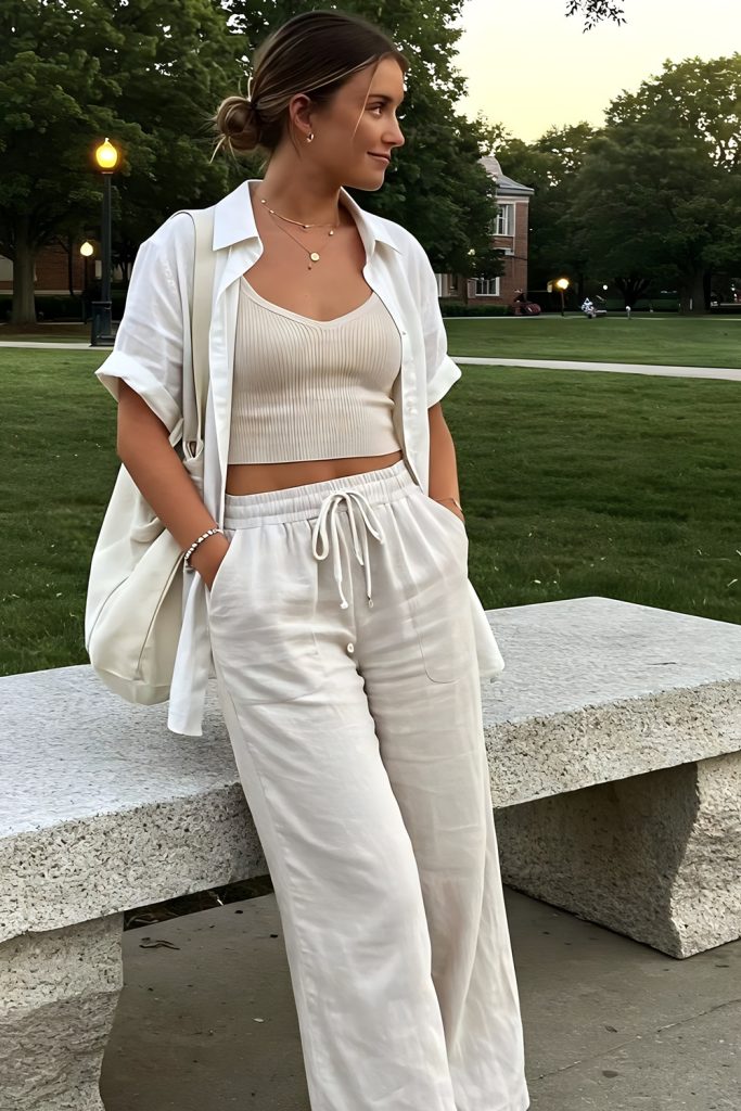 Easy Linen Sets for a Sophisticated But Relaxed Vibe