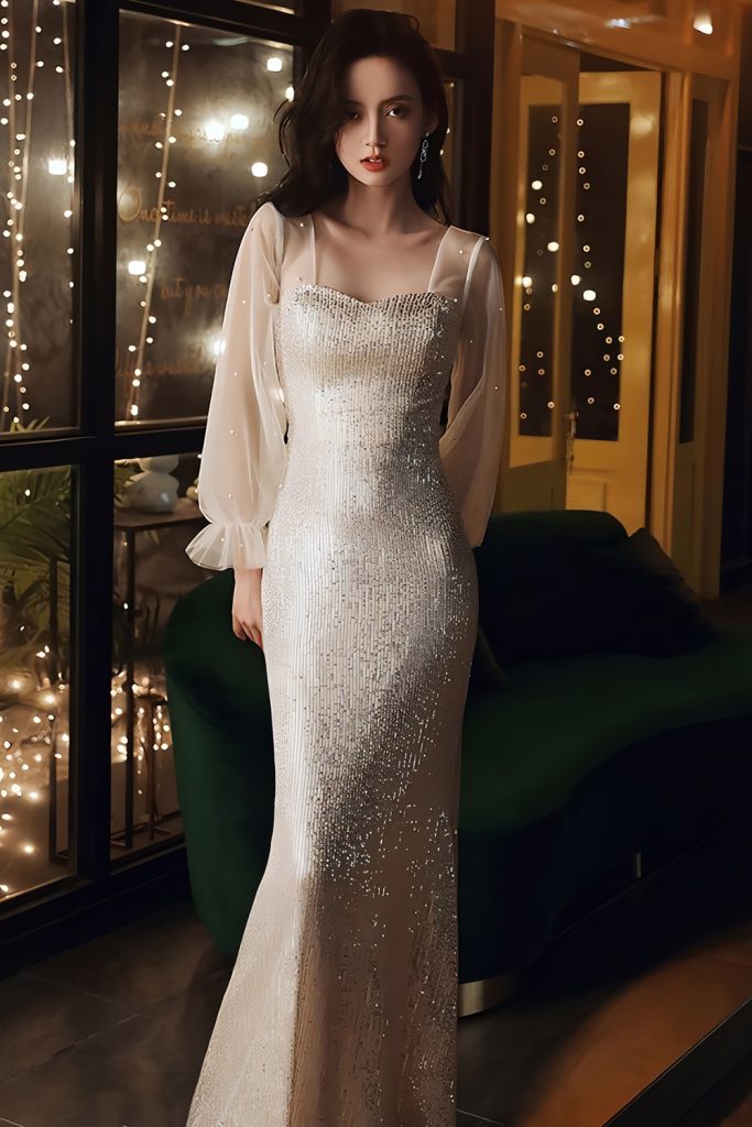 Floor Length Evening Gowns Made for Grand Entrances