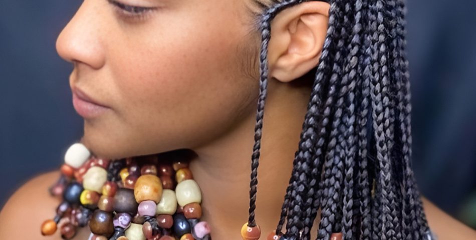 Fulani Knotless Braids with Double Layer Beading