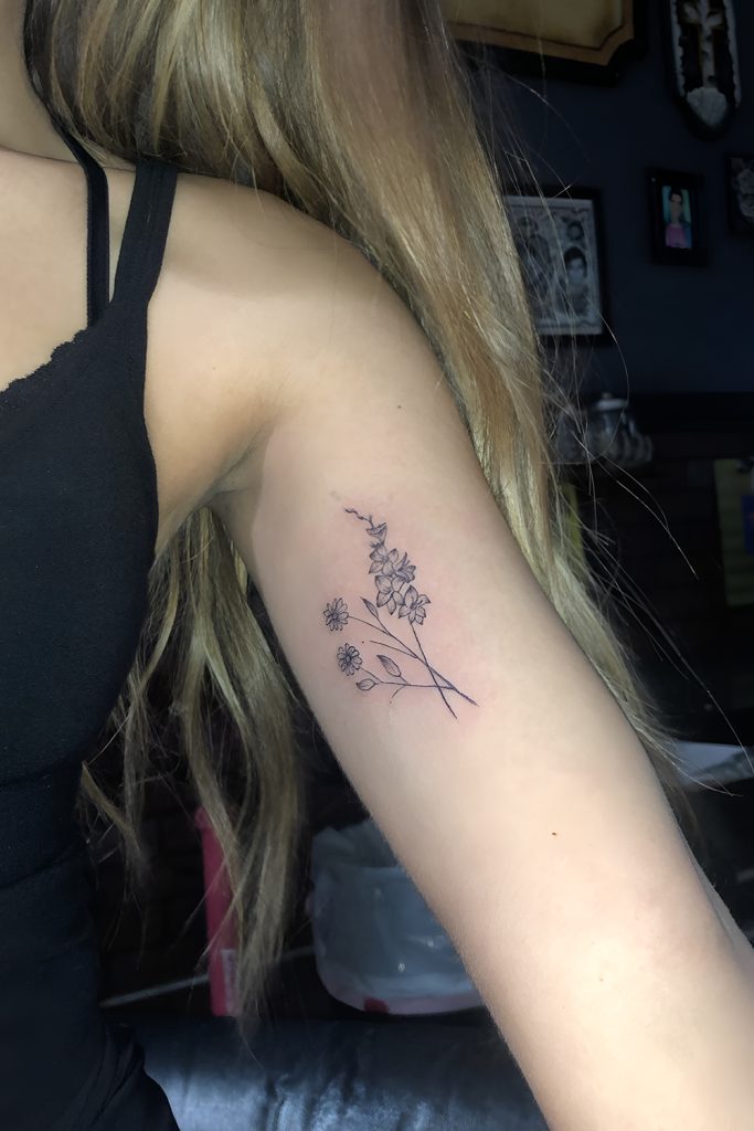 Gladiolus and Birthdate Combination