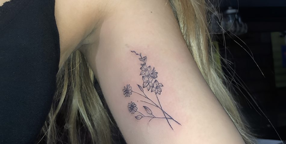 Gladiolus and Birthdate Combination