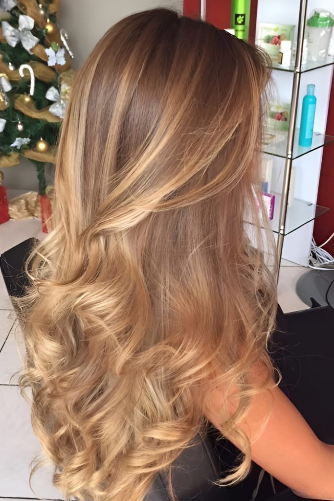 Golden Balayage for Warm, Sun Kissed Glow