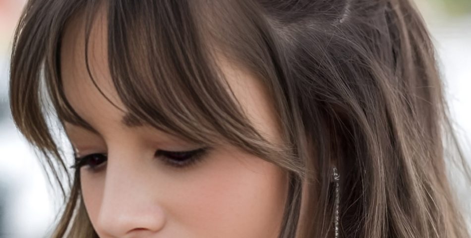 Half Up Styles That Highlight Your Bangs